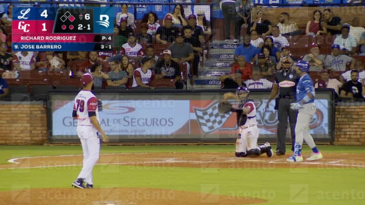 Así van los juegos de LIDOM: Escogido, Toros y Licey toman ventaja en la jornada de este martes