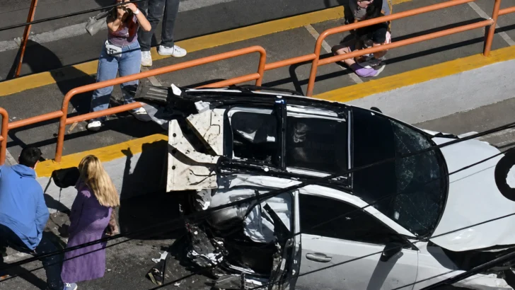 Mujer y dos niños resultan heridos tras accidente en la autopista Duarte