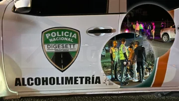 Digesett realiza pruebas de alcoholimetría a conductores durante operativo nocturno en Puerto Plata