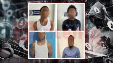 Policía apresa a tres hombres por presuntas estafas electrónicas y transferencias ilícitas