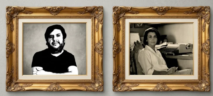  Paolo de Lima y Blanca Varela.