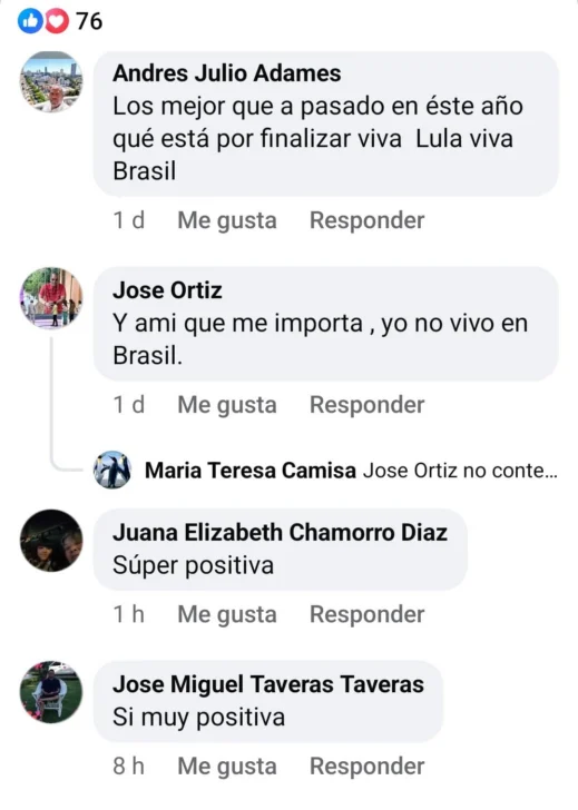 Encuesta de Acento refleja respaldo mayoritario a la continuidad de Lula da Silva en Brasil