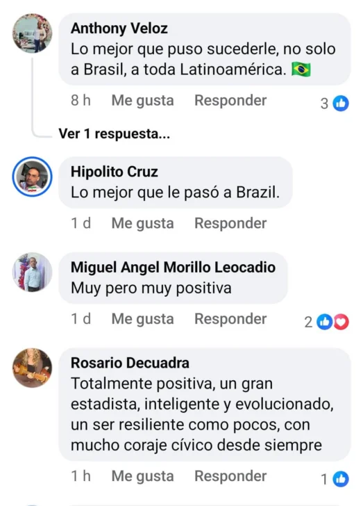 Encuesta de Acento refleja respaldo mayoritario a la continuidad de Lula da Silva en Brasil