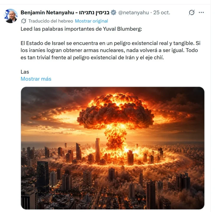 Netanyahu juega con fuego con Irán en vísperas de elecciones en Israel