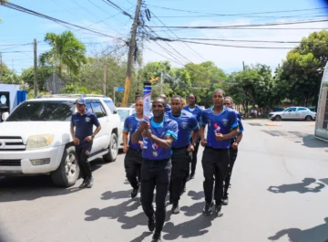 Antorcha de los IV Juegos Mundiales de Policía llega a La Romana