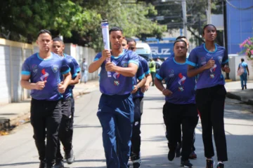 Antorcha de los Juegos Mundiales de Policías pasa por Mao rumbo a Puerto Plata